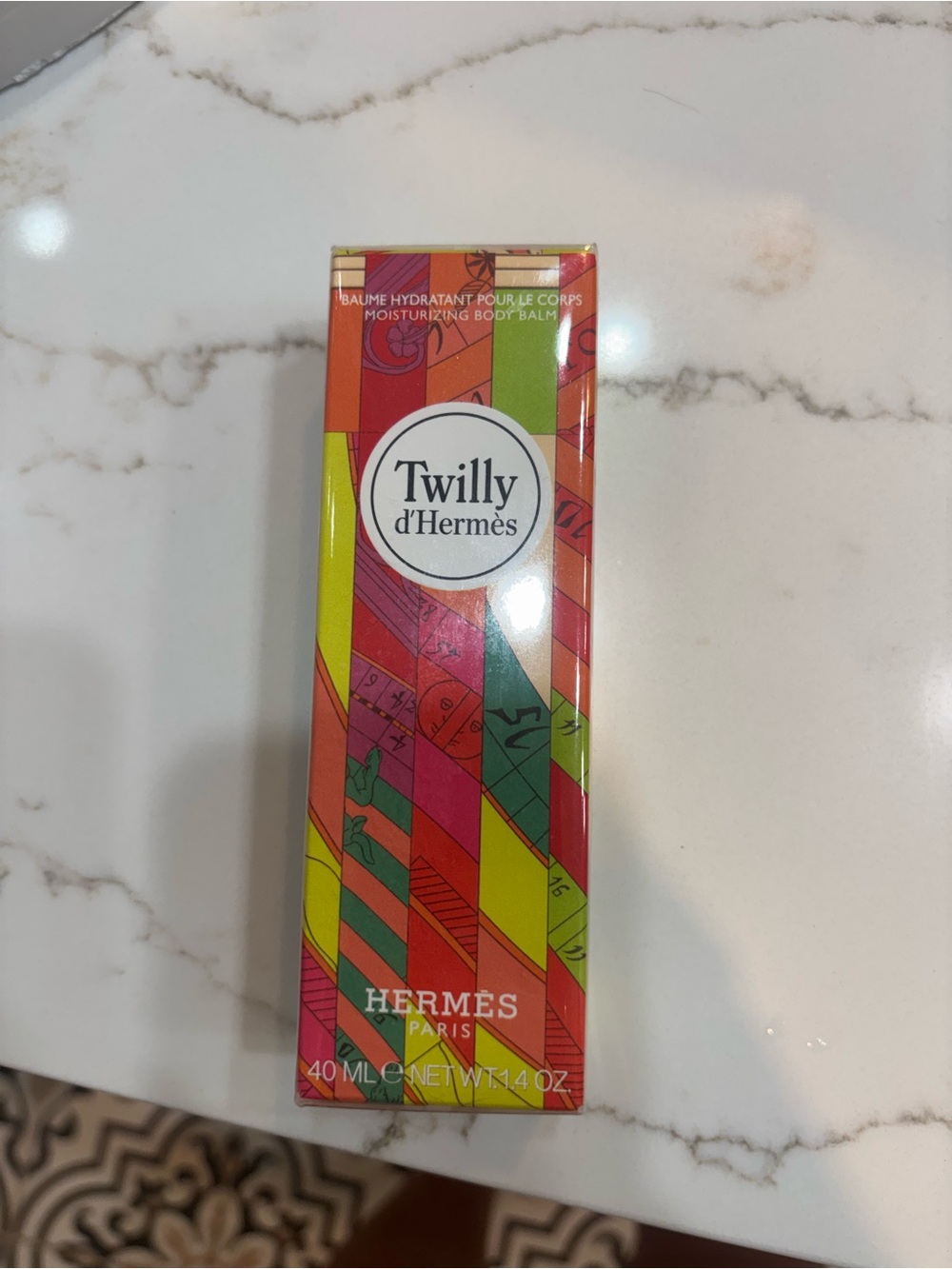 Hermes Twilly d’Hermes Moisturizing Body Balm — Pink, Orange, Green, Yellow